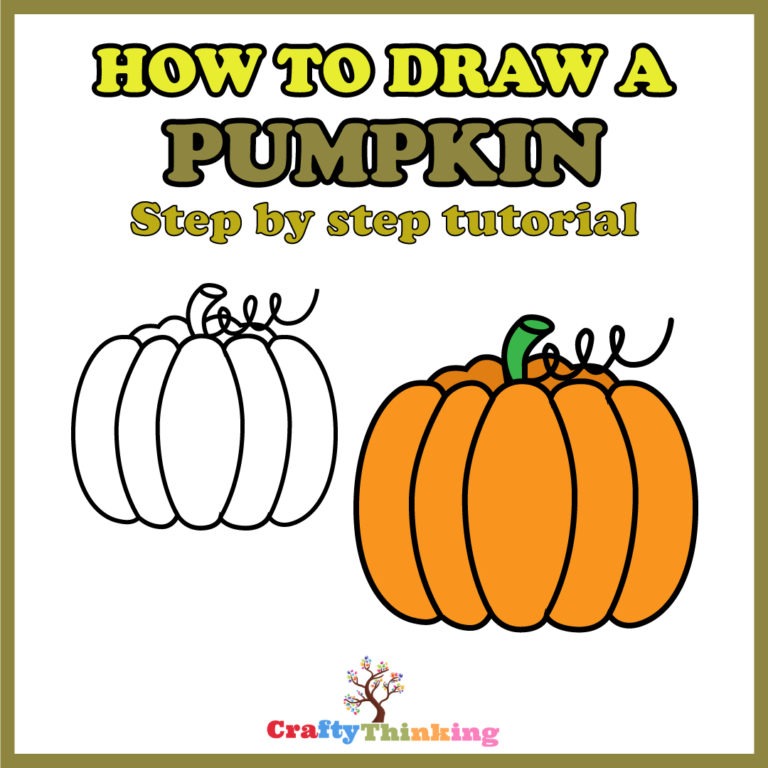 How to draw a pumpkin