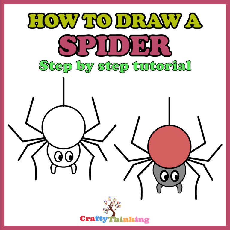 How To Draw A Spider