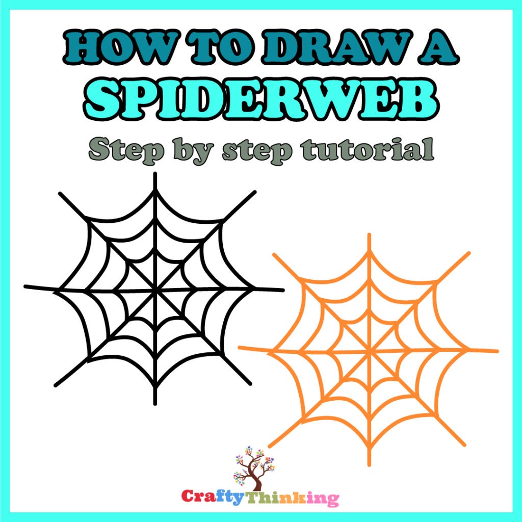 How To Draw A Spiderweb