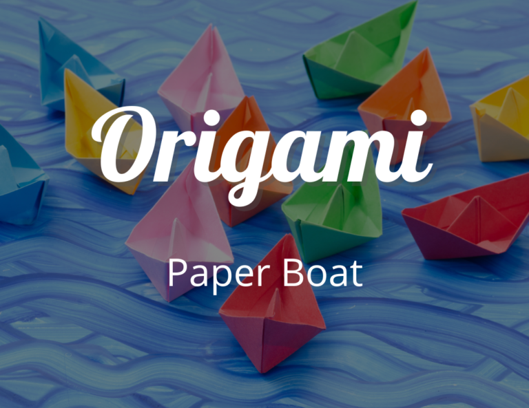 How to Make a Fun Origami Paper Boat