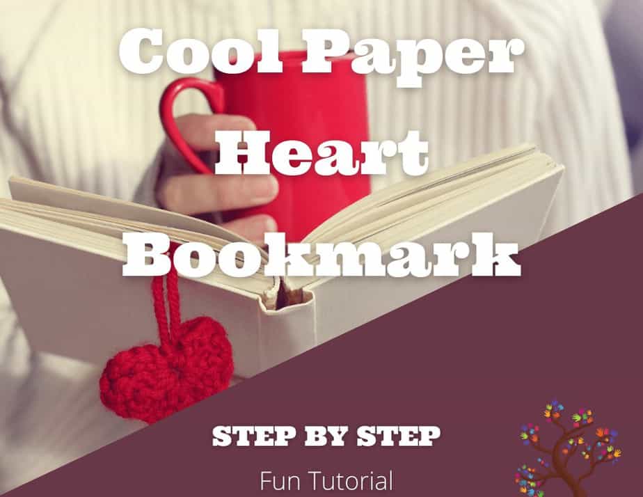 Paper Heart Bookmark