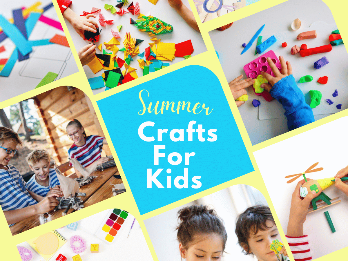 Summer Crafts for Kids: 14 Easy Summer Kids Craft Ideas! - CraftyThinking
