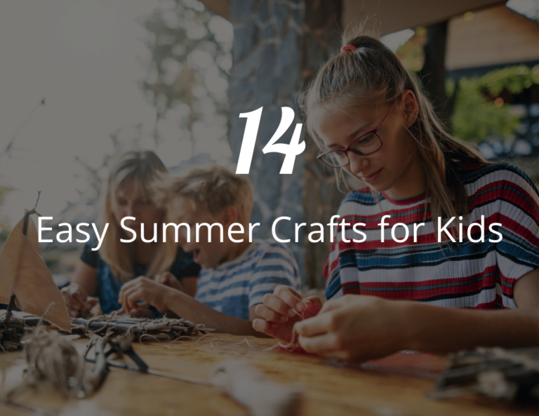 Summer Crafts for Kids: 14 Easy Summer Kids Craft Ideas!