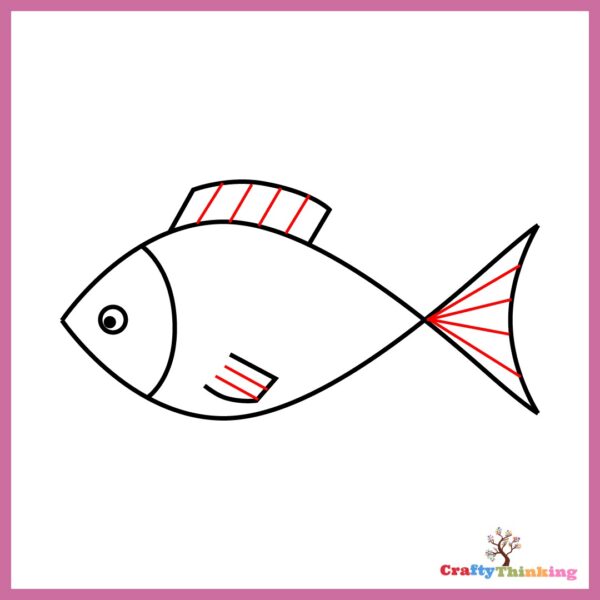 How to Draw a Fish (Step by Step) - CraftyThinking