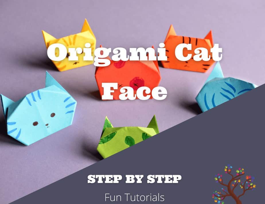 How to Make Origami Cat Face