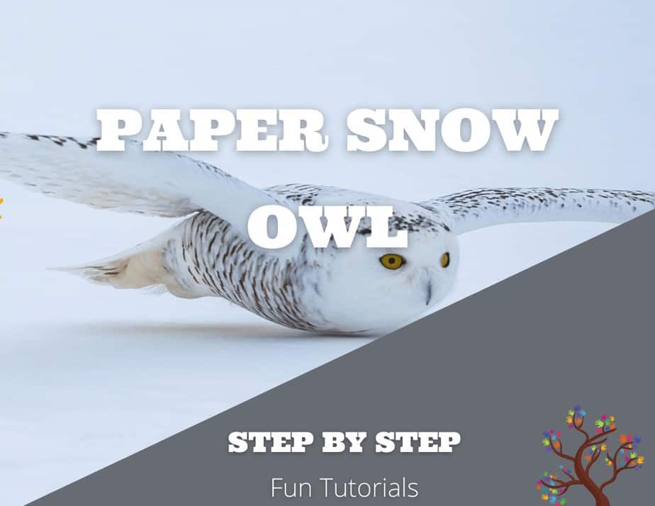 PAPER SNOW OWL