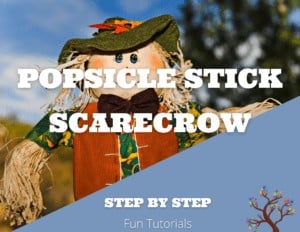 POPSICLE STICK SCARECROW