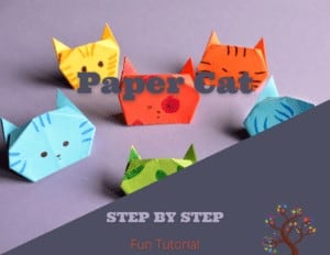 Paper Cat Puppet