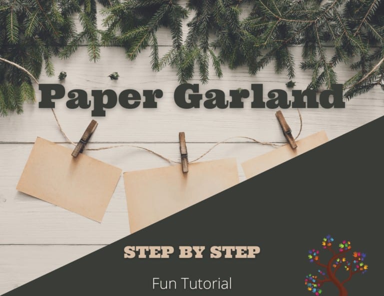 Adorable Paper Garland (Holiday Craft)