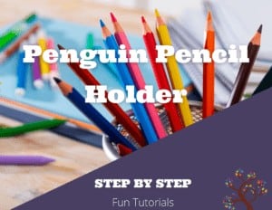 Penguin Pencil Holder