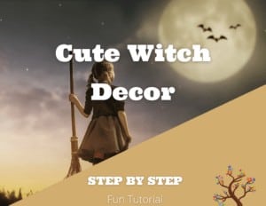 Cute Witch Decor
