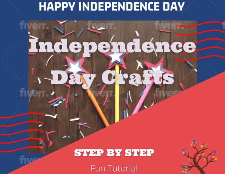 Interesting Star Flags Decoration (Independence Day Crafts for Kids)