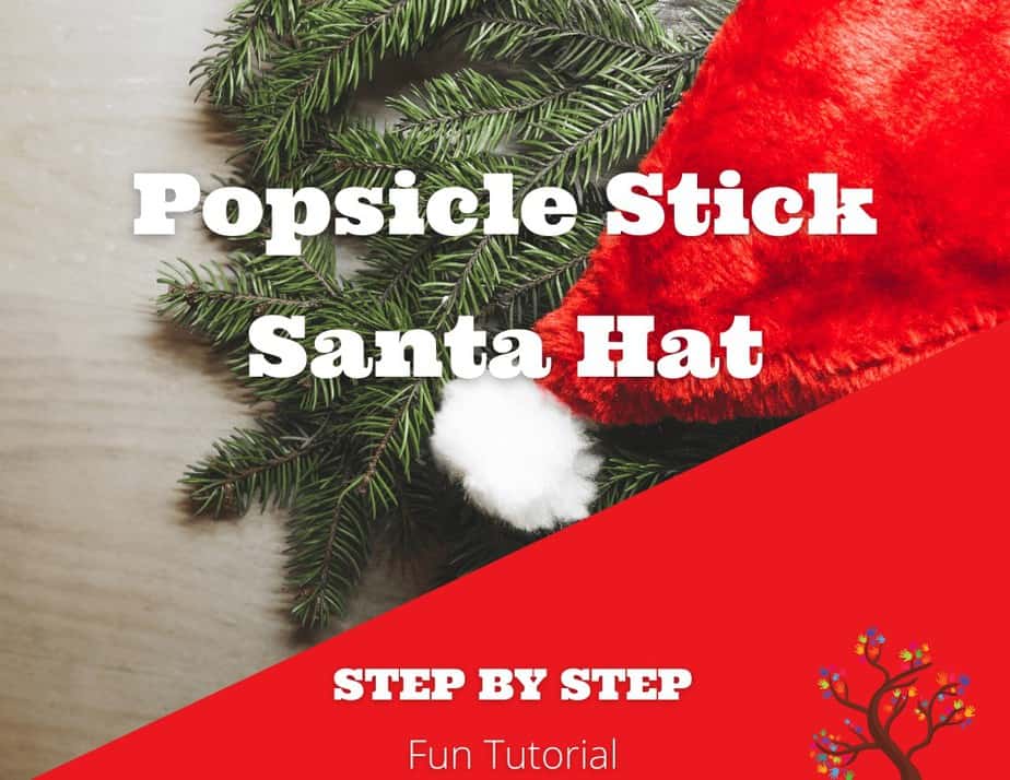 Popsicle Stick Santa Hat