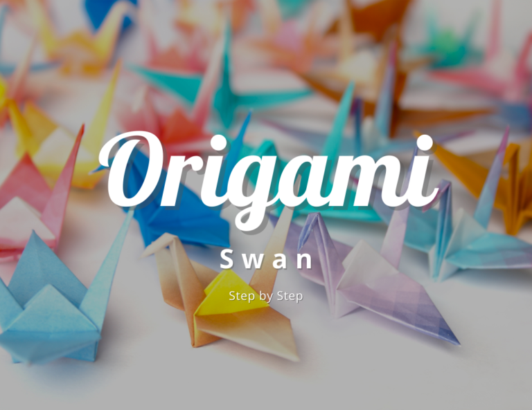 How to make Origami Swan with Free Flip Book