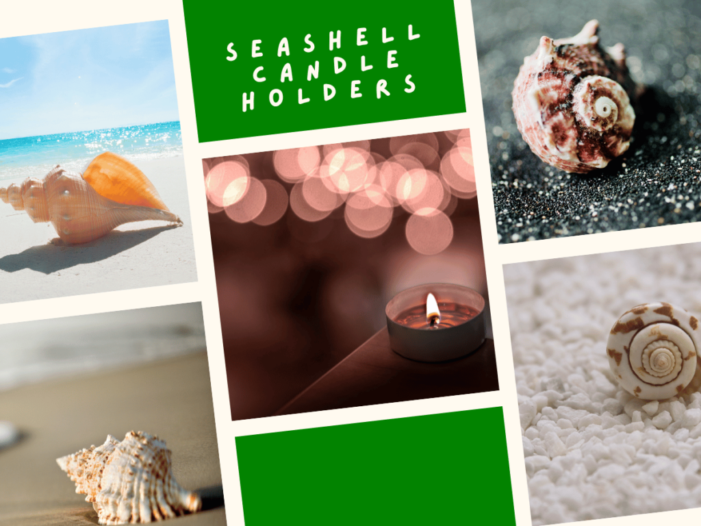 11. DIY Seashell Candle Holders