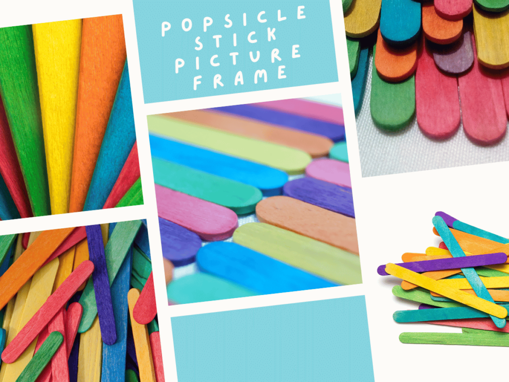 14. DIY Popsicle Stick Picture Frame