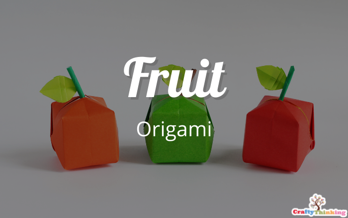Fruits and Vegetable Origami