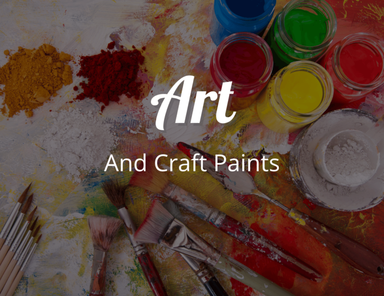 Art and Craft Paints: Supplies Like Acrylics to Watercolor Products