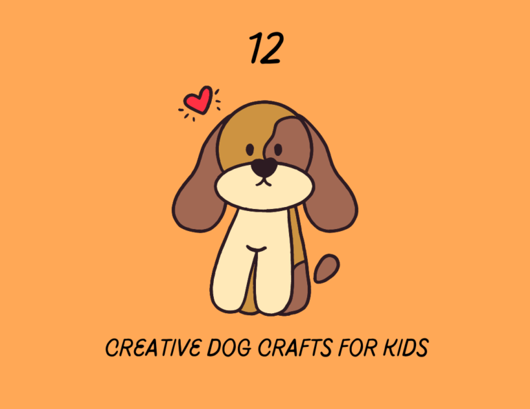 12 Creative Dog Crafts for Kids (Dog Crafts Preschool)