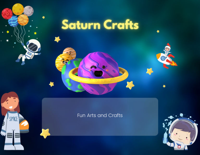 Easy Saturn Crafts for Preschoolers