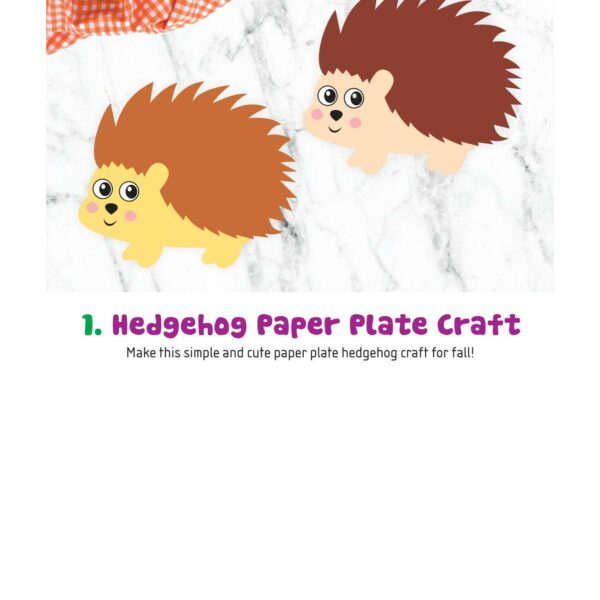 Fall Arts and Crafts For Kids Printables