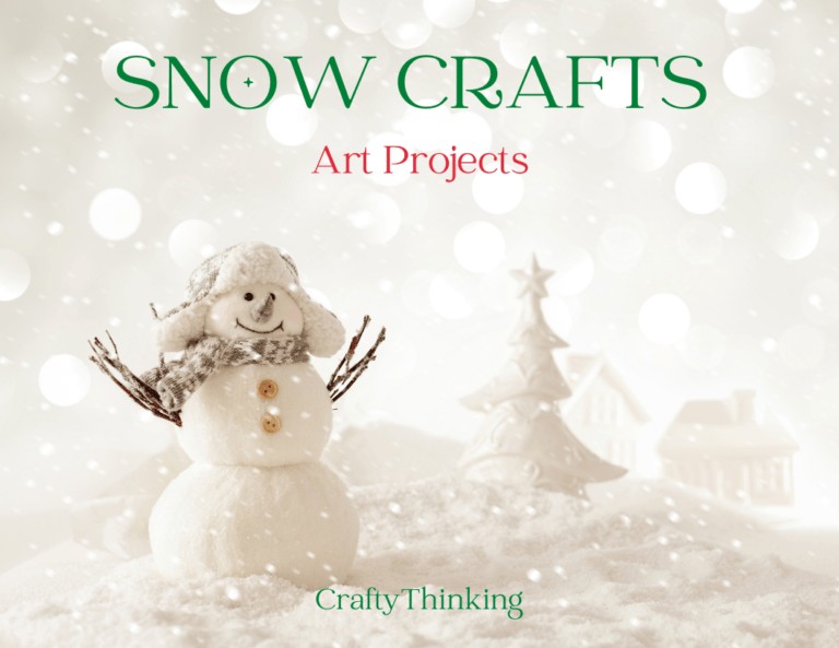 Cool Snow Crafts (Snow Art Projects)