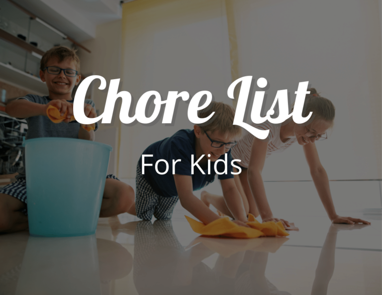 Ultimate Guide to Creating a Kids Chore List