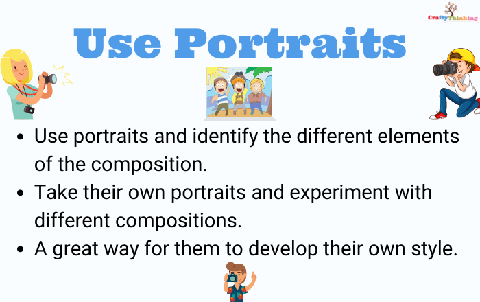 Portraits for 5th grade art project