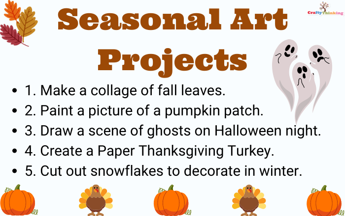 Seasonal Art Projects for 5th graders