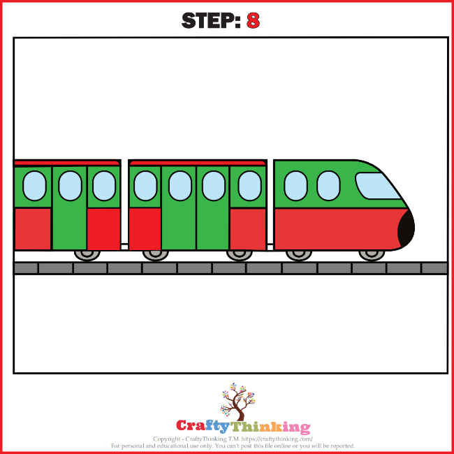 train sketch drawing for kids - Clip Art Library