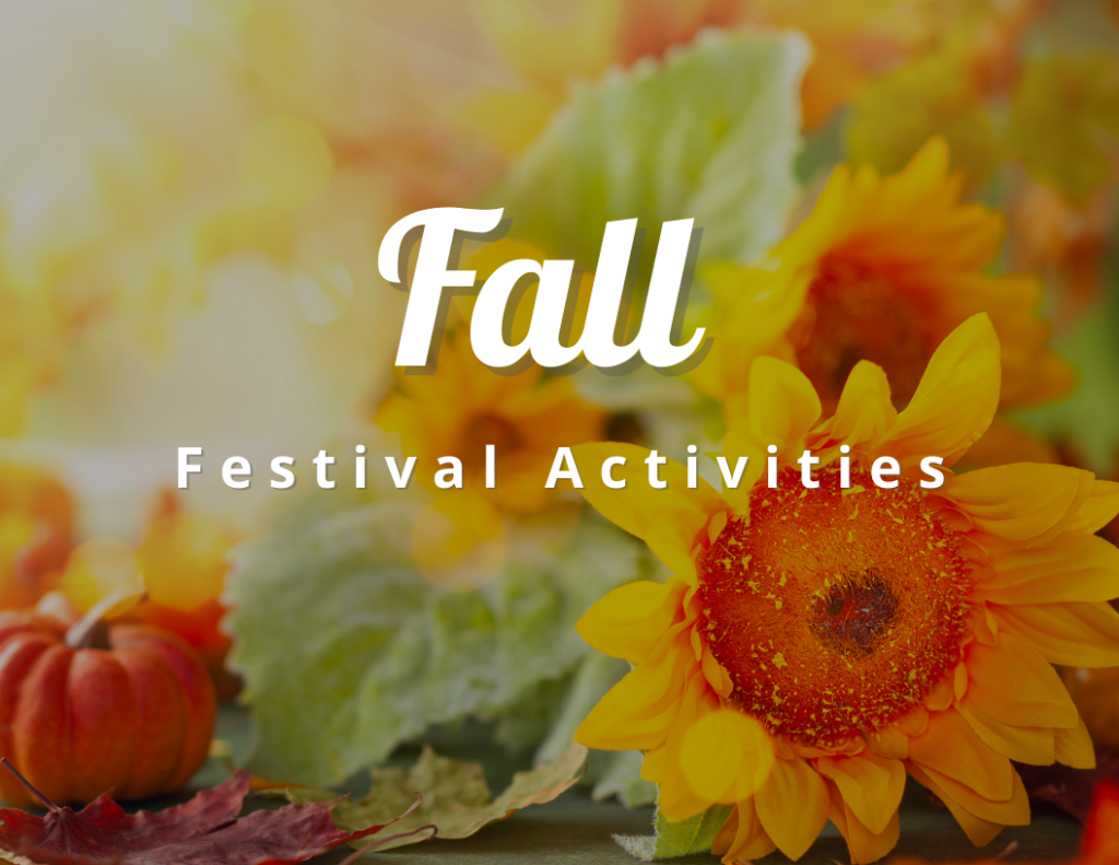 Activities For Fall Festival