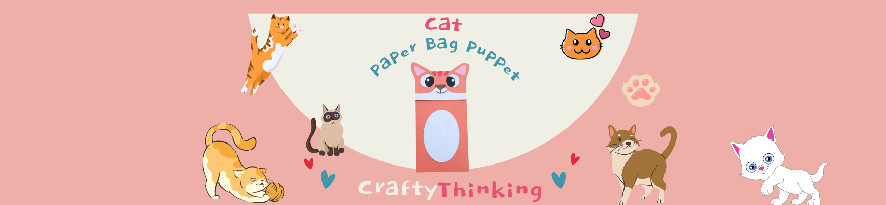 Cat Paper Bag Puppet