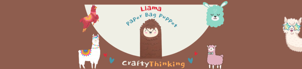 Llama Paper Bag Puppet