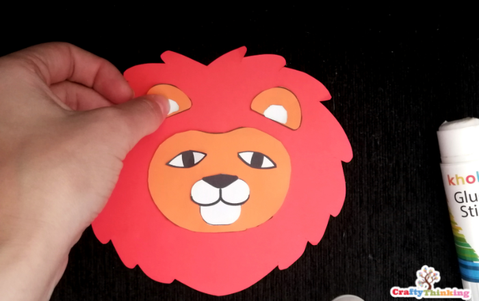 Lion Paper Bag Puppet