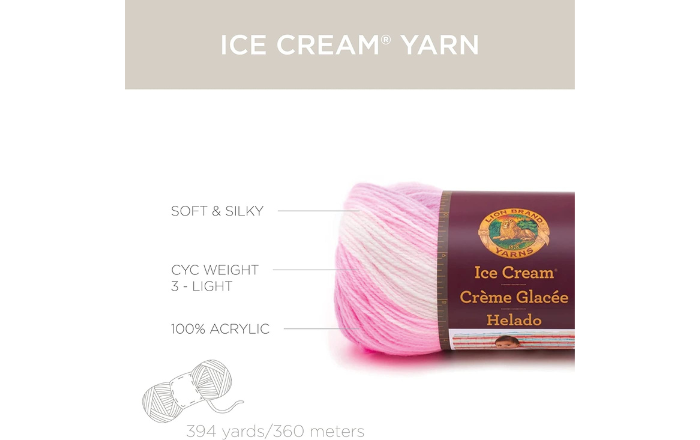 Ice Cream Baby Yarn