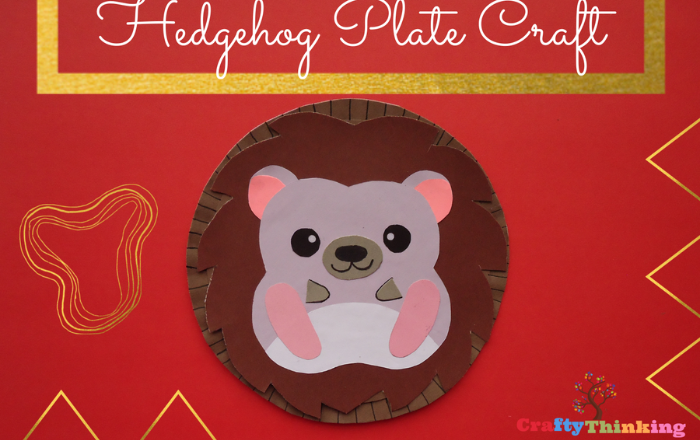Hedgehog Paper Plate