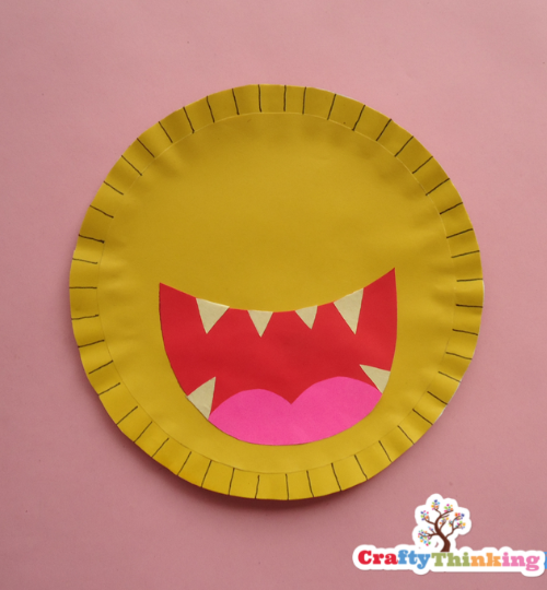 Monster Paper Plate Craft