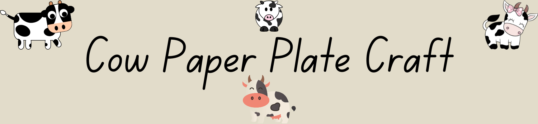 How to Create a Cow Paper Plate Craft with Free Cow Template