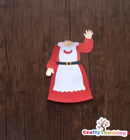 Mrs. Santa Clause Paper Craft