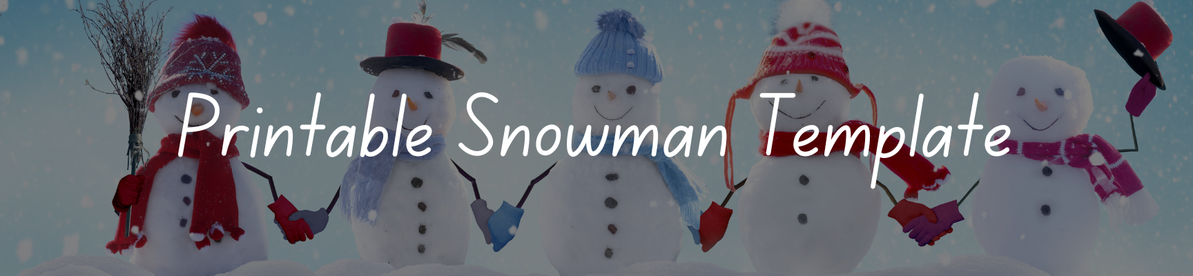 Printable Snowman Template