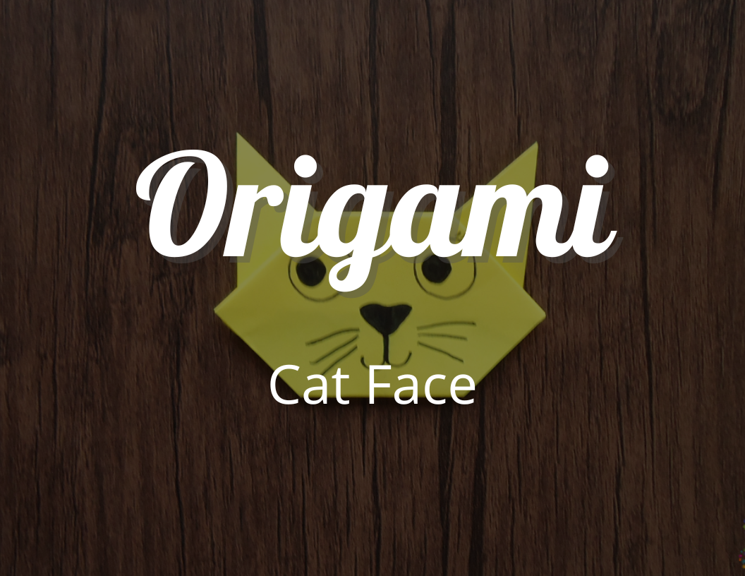 Origami Cat Face