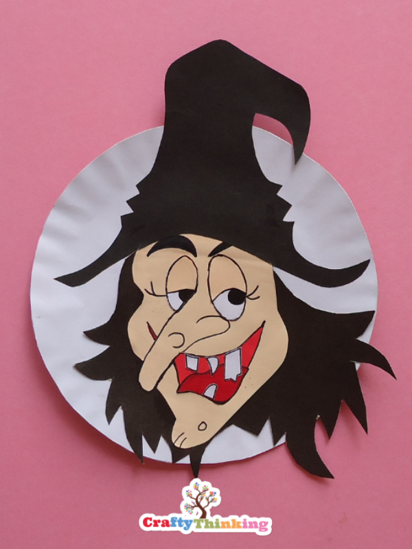 Halloween Paper Plate Crafts for Kids