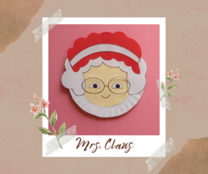 Mrs. Santa Claus Paper Plate Craft