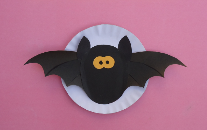 Paper Plate Bat Template
