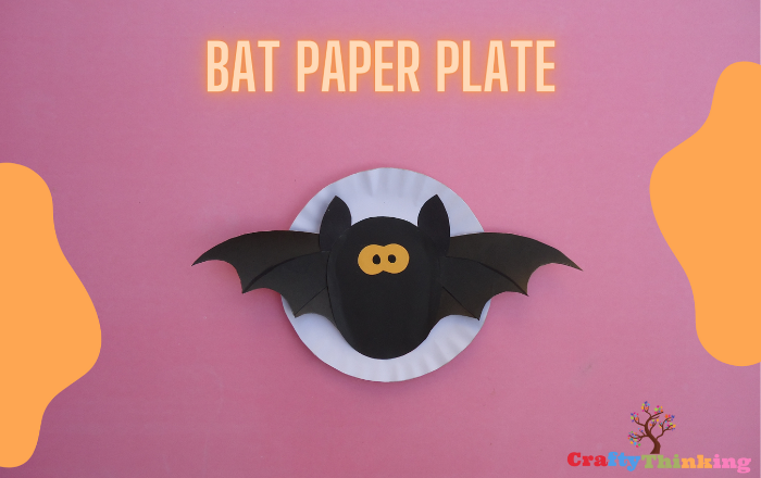 Paper Plate Bat Template