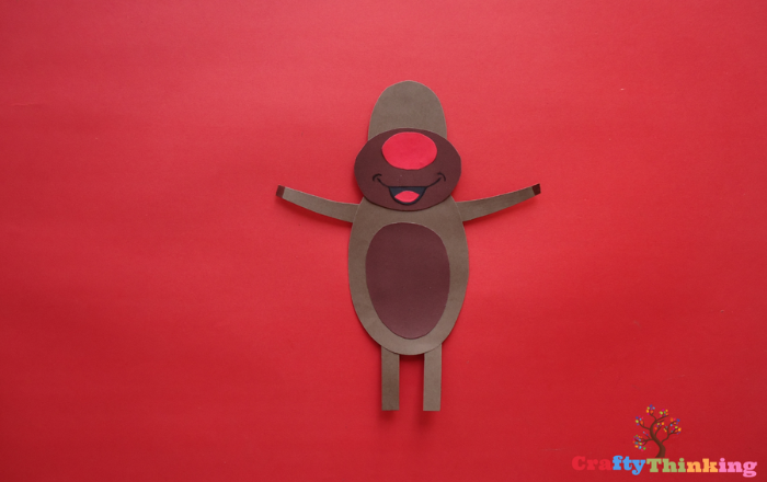 Rudolph the Red Nose Reindeer Craft