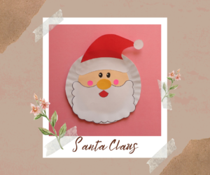 Santa Claus Paper Plate Craft