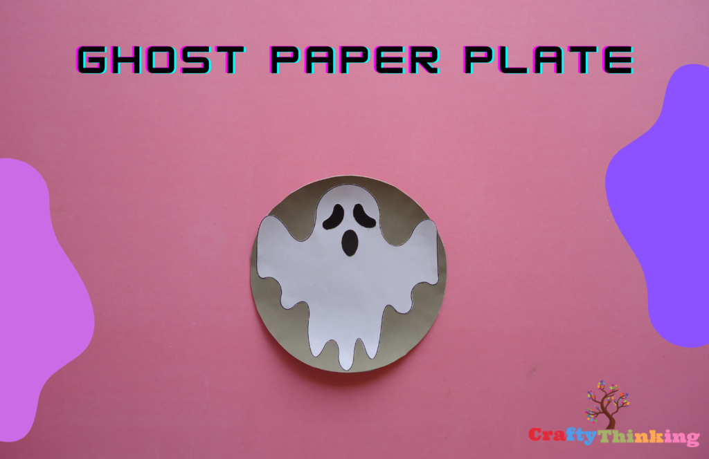 Paper Plate Ghost Template