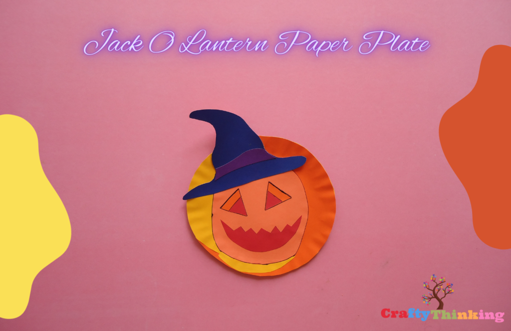 Paper Plate Jack O Lantern