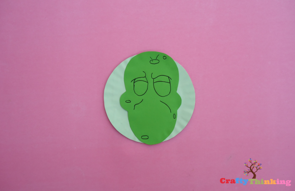 Zombie Paper Plate Template